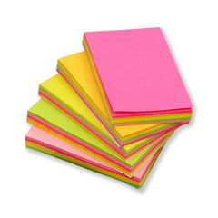 Sticky Notes Bright Colors Listing Notes | Daily Planner Memos 500 Sheets (Approx)