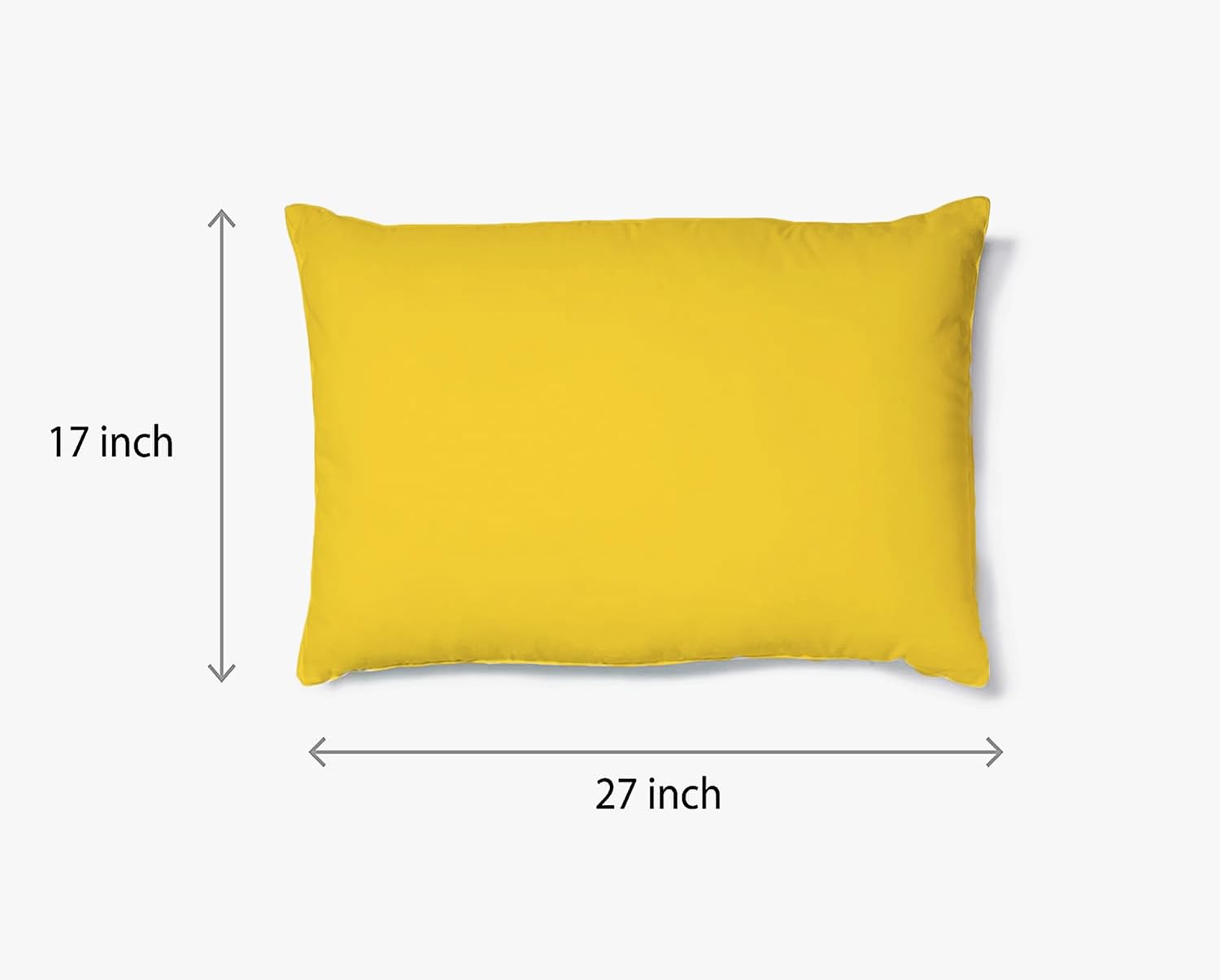 Plain Solid Yellow Bedsheet For King Size With 2 Pillow Cover (90 X 95 Inches) | Softer & Durable For All Season | Ideal For Daily Use Home Bedsheet