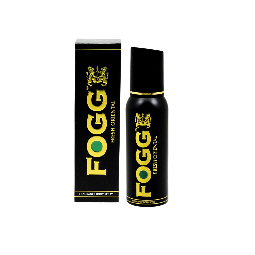 Fogg Fresh Deodorant Oriental + Woody + Aqua Black Series For Men 120ml Each 4 Fl.oz. | Long Lasting No Gas Fragrance Body Spray