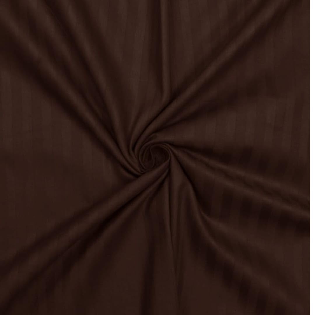 Bedsheet Single Bed With 1 Pillow Cover - 60 X 90 Inches, Coffee | Ideal For Home, Hotel, Guest House | Soft, Elegant Microfiber For Ultimate Comfort