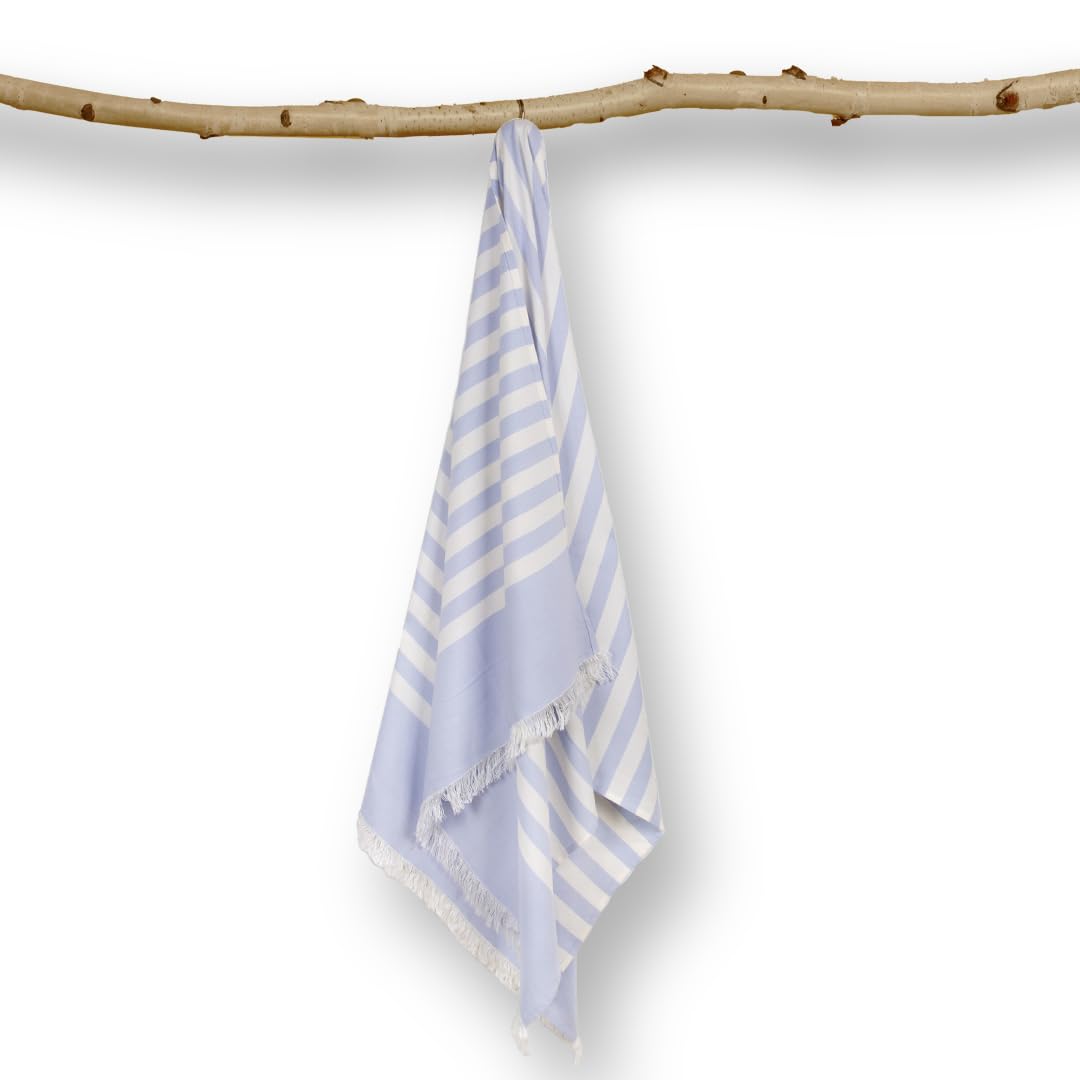 Mush Bamboo Turkish Towel 280 Gsm | 100% Bamboo Ultra Soft, Absorbent & Quick Dry Towel For Bath, Beach, Pool, Travel, Spa & Yoga (Lilac)