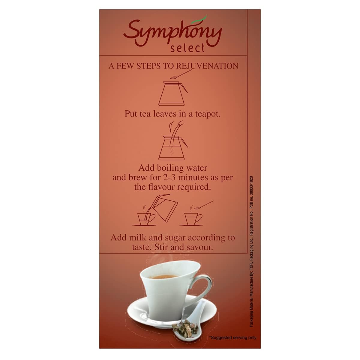 Goodricke Symphony Select Premium Assam Tea - 250gm, 8.8 Ounce | Premium Assam Loose Leaf Tea - Low Caffeine Chai Patti