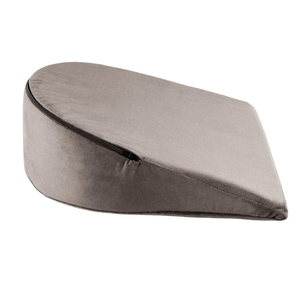 Pregnancy Pillow, Wedge Shape Pillow, For Pregnant Women, Charcoal Grey | Maternity Pillow For Pregnant Mothers | Velvet Cover, Full Body Support For Better Sleep, Pillow For Back Support