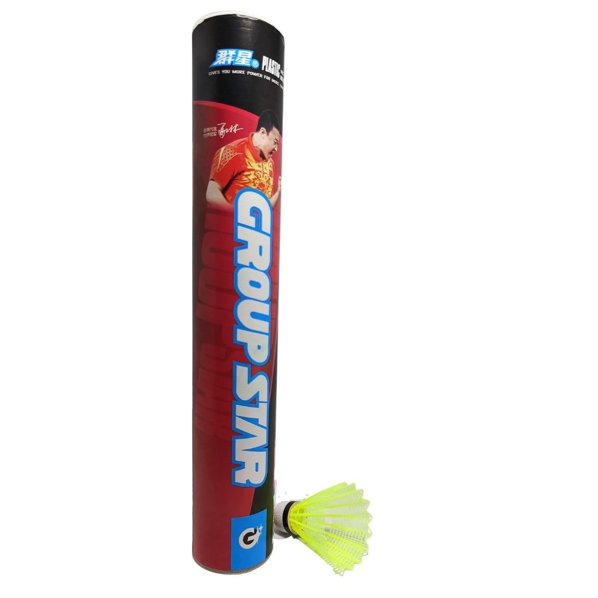 SYSO Group Star Nylon Badminton Shuttlecock , Ideal for Kids and Adults | Green , Pack Of 12