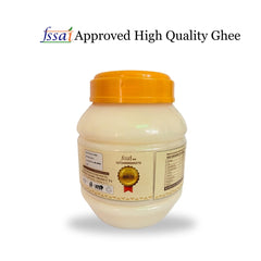 Organic Natural Desi Danedar Ghee By Waves An Flame | Traditional Churned Method Natural & Healthy Pure Desi Ghee | (1 Litr) 33.8 Ounce | Jar Pack