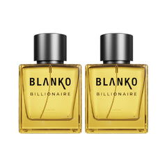 Blanko Billionaire Time Lock Technology Parfum 100ml 3.4 Fl.oz. Each Pack Of 2 | Luxury Perfume For Clubs, Concerts & Night | Longest Lasting Men's Pocket Perfume