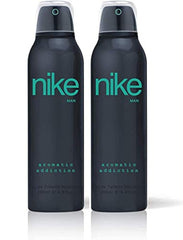 Nike Aromatic Addiction Eau De Toilette Deodorant Spray 400ml 13.5 Fl.oz. Pack Of 2 | Perfect Aniverssary Gift For Husband