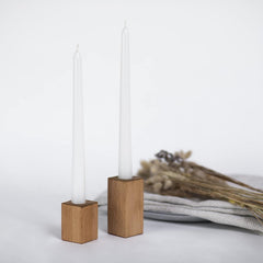 WHITE TAPER CANDLES PACK OF 4 | PERFECT FOR CANDLIGHT DINNER CELEBRATE CANDLES