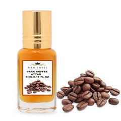 Menjewell Dark Coffee Attar 5ml 0.17 Fl.oz. Unisex Fragrance Alcohol Free | Long Lasting