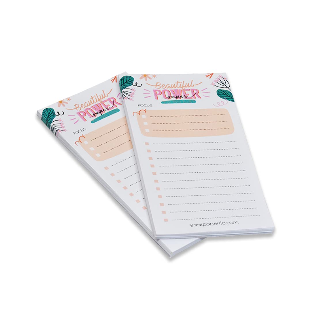 Daily Planners Undated Daily To-Do List Pad - Tear Off Planning Sheets | 100 Pages, Set Of 4