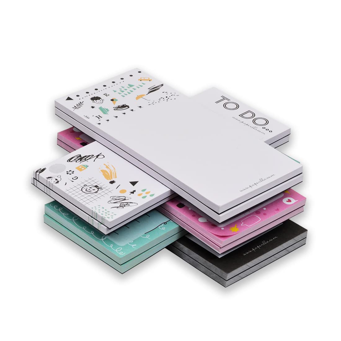 To Do List Notepad - 50 Undated Tear-Off Sheets - Check List Organizer, Reminders | Set Of 10