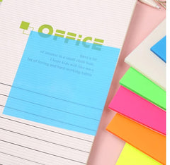 Transparent Sticky Notes, Clear Self-Sticky, Waterproof Memo Notes Pad - 3 X 3 Inch, 100 Pcs