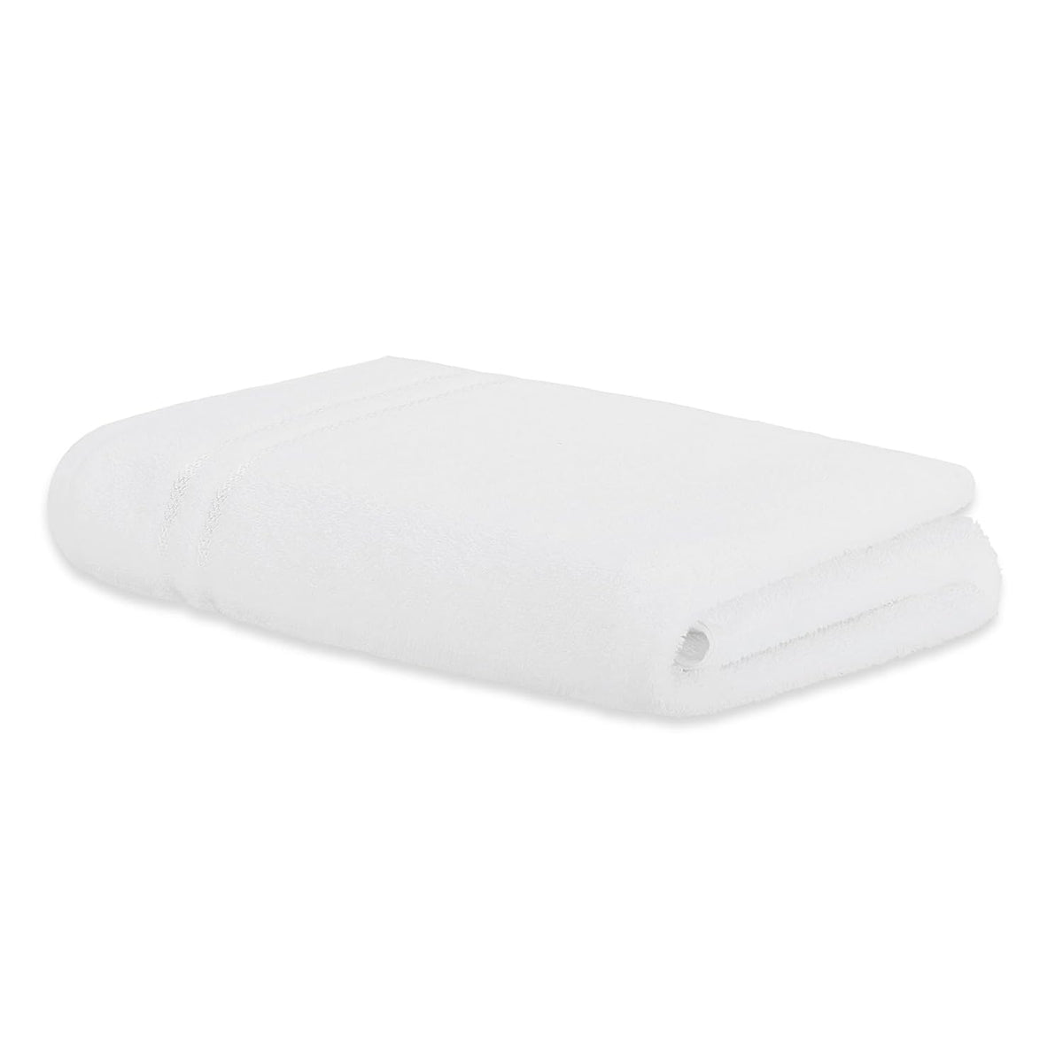 Welspun 100% Cotton Quik Dry Bath Towel 380 Gsm | High Absorbency Super Soft, Fast Drying Bath Towels Large Size (White)