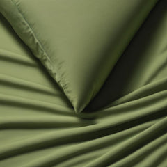 Solid King Size Bedsheet With 2 Pillow Cover - 78 X 72 Inches, Sage Green | Perfect Fabric For Daily Use Or Gifting Bedsheet | Premium Soft & Breathable