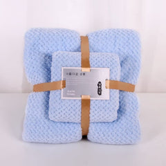 Homecloud Ultra Soft Bath & Face Towel Set 300 Gsm | 3x Softer Than Cotton Towels | Highly Absorbent & Ultra Fast Dry | Set Of 2 (Blue)