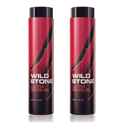 Wild Stone Deo Talc Ultra Sensual 200ml 6.7 Fl.oz. | Long Lasting | Pack Of 2