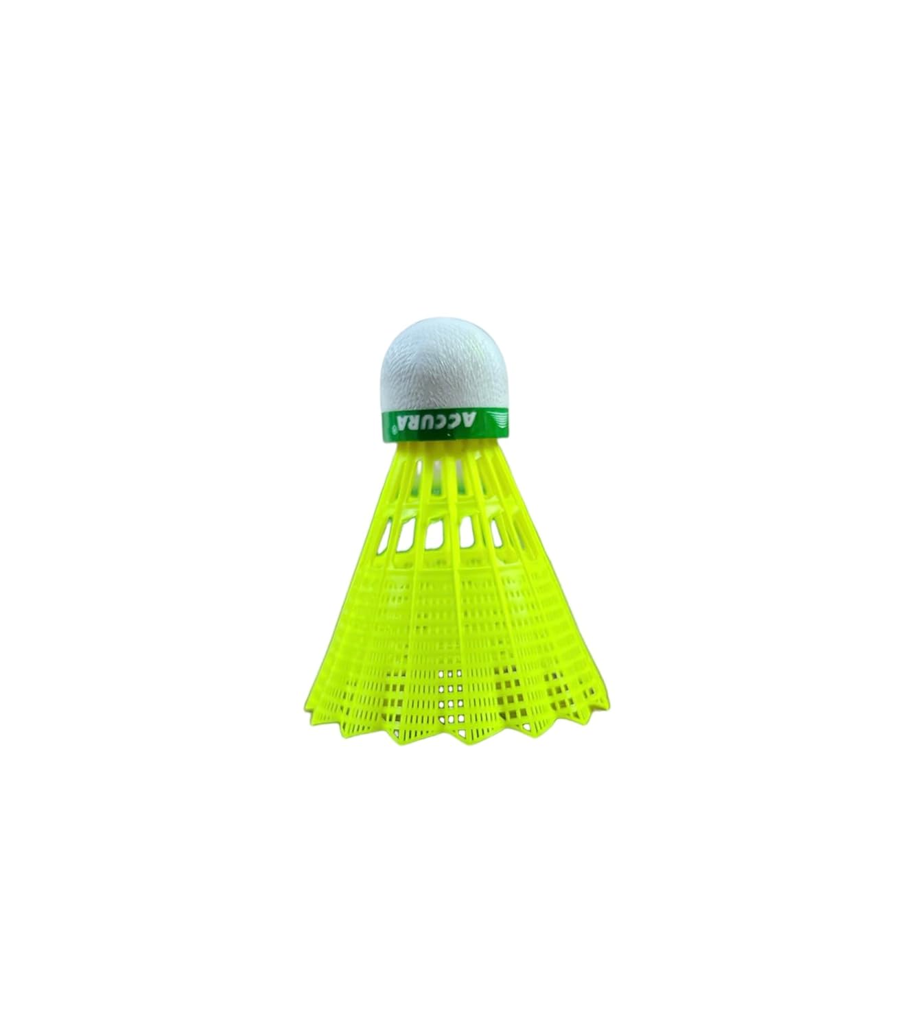 Accura Ac - 350 Badminton Shuttlecock , Stable And Sturdy High Speed Badminton Shuttles | Green , Pack Of 6