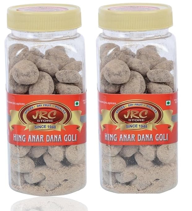 JRC Hing Peda Tasty Churan Goli Mukhwas 400gm, (200gm *2) | Good For Digestion | Jar Pack