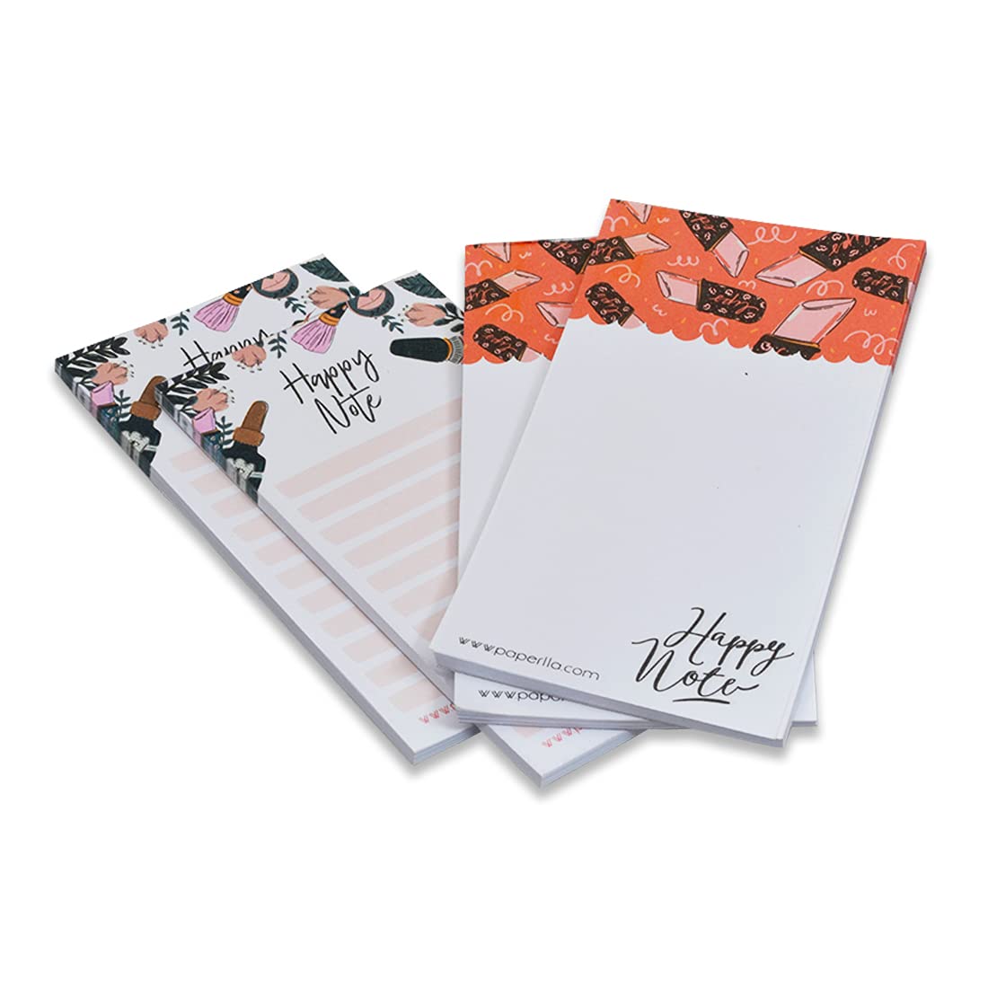 To Do List And Planner, Writing Notepad For Gift, Diary For Appointments | Set Of 4, 100 Pages