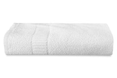 Kuber Industries Cotton Face Towel 200 Gsm | Easily Washable Workout Gym Napkins For Men - White (Pack Of 1)