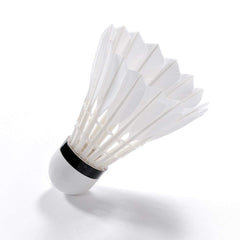 Senston ST - A7 Badminton Duck Feather Shuttlecocks With Excellent Stability Performance | White , Pack Of 6