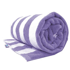 Towel Wala Striped Soft Turkish Cotton Small Bath Towel 450 Gsm | For Men & Women, Hotel Pool Towel (Pack Of 4)