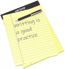 Writeup Pad For Office, Notes Writing, Premium, A5 Paper Ruled Note Pad 100 Pages (Yellow) 6pcs
