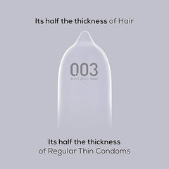 Okamoto 003 Japan’s Best Aloe Condoms | Only Natural Water Based Lube Condom In India |pack Of 2