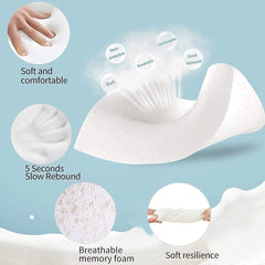 Memory Foam Pillows Supports Neck Pain & Shoulder Pain, Pillows Model - A1 | Contour Cervical Orthopedic Pillows, Ergonomic Cervical Pillow Neck Support Pillow For Side Back
