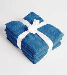 House Of Oraz Bamboo Hand Towel 1500 Gsm | Ultra Soft, Super Absorbent & Antibacterial Quick Dry, Lint-Free Towel | Set Of 3 (Dark Blue)