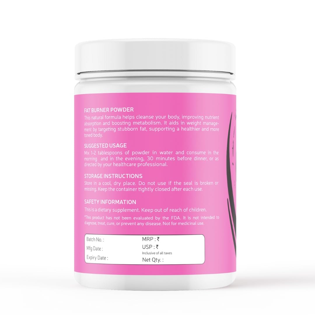 Matsyaveda Advanced Fat Burner Powder With Garcinia Combogia, Triphala, 10+ Powerful Herbs, Helping To Target Stubborn Areas Such As The Belly | 200gm 0.4lbs