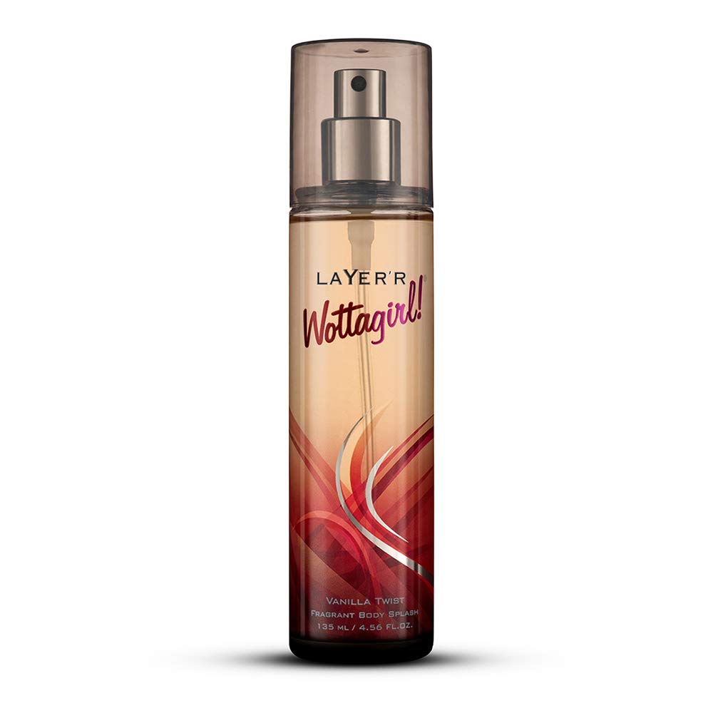 Layer'r Wottagirl Secret Crush + Vanilla Twist Fragrant Body Splash Each 135ml 4.56 Fl.oz. | For Women