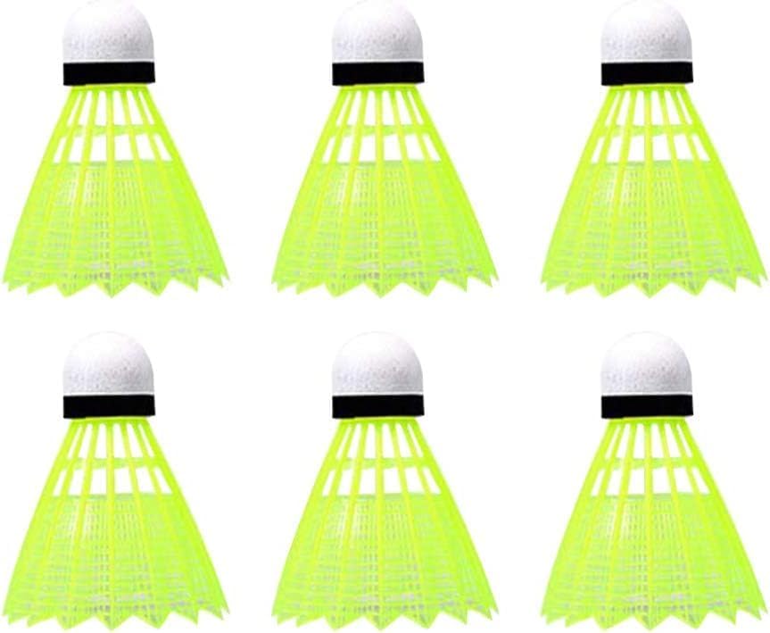 Vankab Nylon Quality Badminton Shuttlecock | Green , Pack Of 10 | For Beginners With Premium Quality