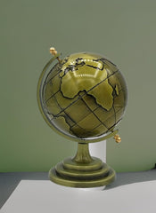 Feng Shui Metal Globe For Office Table World Map For Success & Prosperity Vastu Globe For Positive Energy Good Luck, Remedy For Home Children Study Table & Office (Metal Globe) Pack Of 1