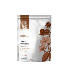 Pure & Sure Organic Amla Powder 100% Pure Amla Churan Ideal For Hair, Skin, Eating, & Drinking, Natural Immunity Booster, No Preservatives | 100gm 0.2lbs
