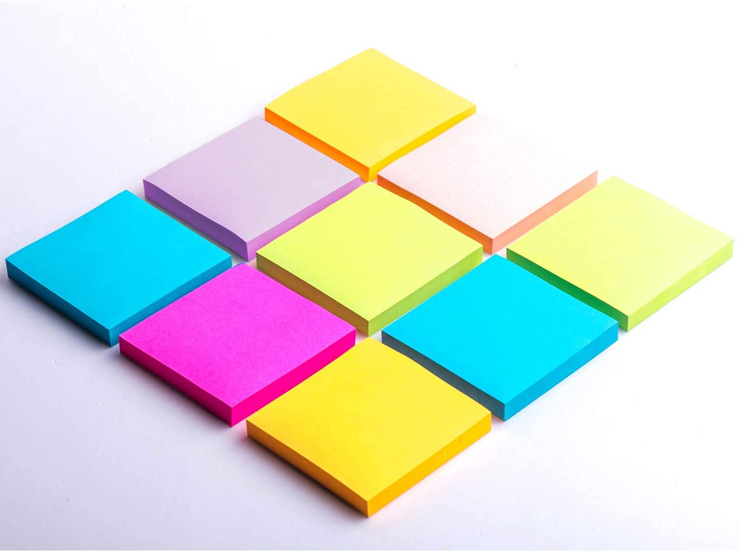 400 Sheets Sticky Notes (5 Mix Colors 80 Sheets Each Color) | Bookmarks Sticks (Pack Of 5)
