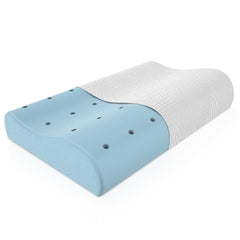 Contour Memory Foam Pillow, Orthopedic Pillow For Sleeping, King Size - 23 X 14 X 4.5 Inch | Cervical Pillow For Neck & Shoulder Support, Improves Posture & Spinal Alignment - Pack Of 1
