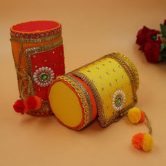 Wood Decorative Cash Box, Shagun Box, Gift Box, Jewellery Box, Bangel Box, Money Box Envelop Wedding Gift Color Pack Of 2, Colour - Multicolour