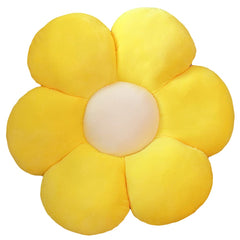 Sunflower Shaped Pillow 6 Kali, Cute Preppy Decorative Throw Pillow, Yellow - 35 Cm | Floor Cushion With Fiber Filling For Aesthetic Decoration | Soft & Plush Pillow, Gift, Versatile Use