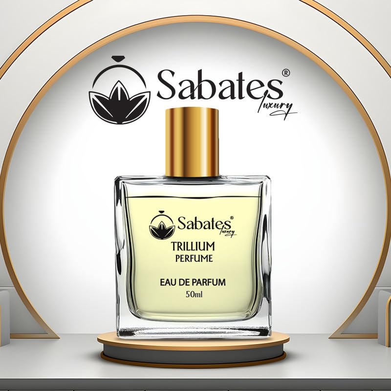 Sabates Trillium Eau De Parfum 50ml 1.6 Fl.oz. | Long-lasting Luxury Fragrance For  Men & Women