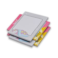 Notes Diary Writing Pads, Cute Stationery To Do List Organizer Daily Journal (Plain) Set Of 4