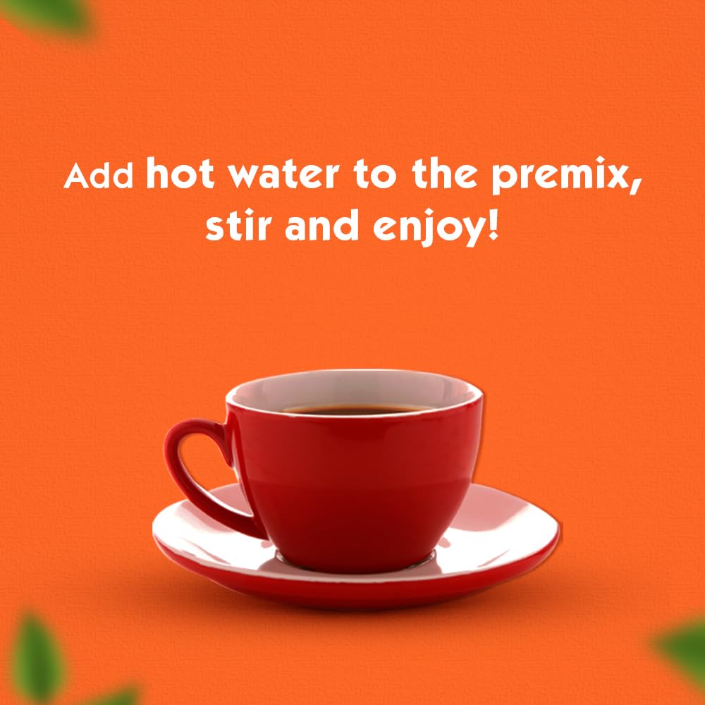 Society One Minute Tea Masala Instant Tea Premix - 500gm Jar, 17.6 Ounce | Strong & Robust Blend Kadak Chai - Caffeine Free Chai Patti | Homemade Recipe