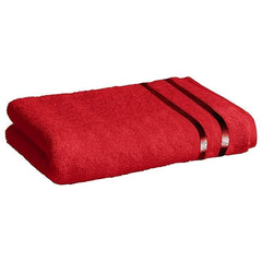 Hanorix 100% Cotton Large Size Bath Towel 450 Gsm | Soft Bath Towel For Men & Women Ultra Absorbent Cotton Towel Soft & Absorbent Towel (Red)