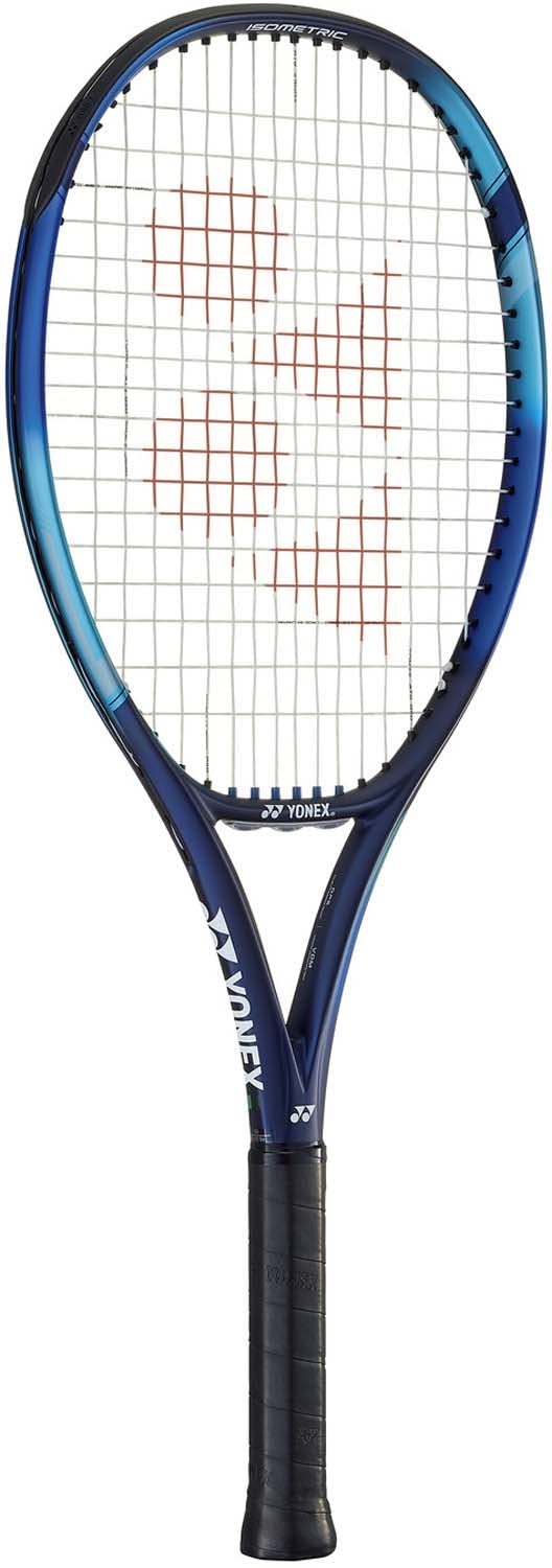 Yonex E - Zone 26 G0 07EZ26G Tennis Racket, Pre - Strung, E - Zone 26, Isometric, Colour - Sky Blue