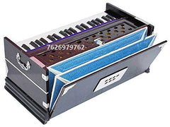 Musical Instrument Harmonium With Carry Bag - 7 Stopper, 39 Keys, Double Bellow, 2 Reeds (Bass+ Male) | Handmade Instrument
