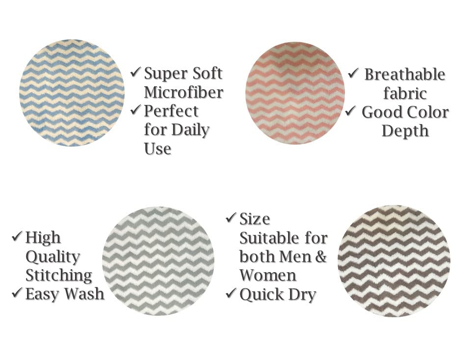 Cotton Bolls Textiles Microfiber Hand Towel 600 Gsm | Super Soft Quick Water Absorbing Microfiber Hand Towel (Multicolor) - Set Of 4