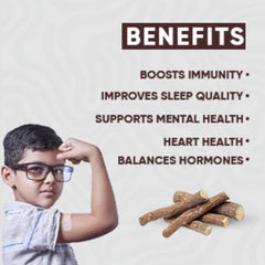 Lewisia In Organics Ashwagandha Root Powder Ashwagandha Churna For General Wellness, Immunity Booster & Improve Vigour, Stress Relief, Rejuvenates Mind & Body Made | 100gm 0.2lbs