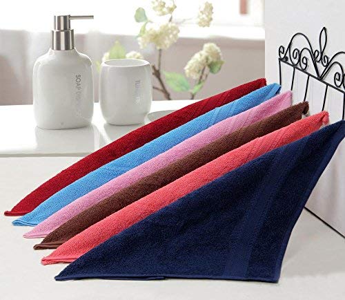 Akin Towel Royal Multicolor Cotton Hand Towel 500 Gsm | High Absorbent & Luxurious Towels For Hotels & Home (Multicolor)- Set Of 24