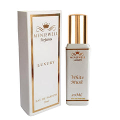 Menjewell Luxury White Musk Eau De Parfum 20ml 0.6 Fl.oz. Men Fragrance | Long Lasting