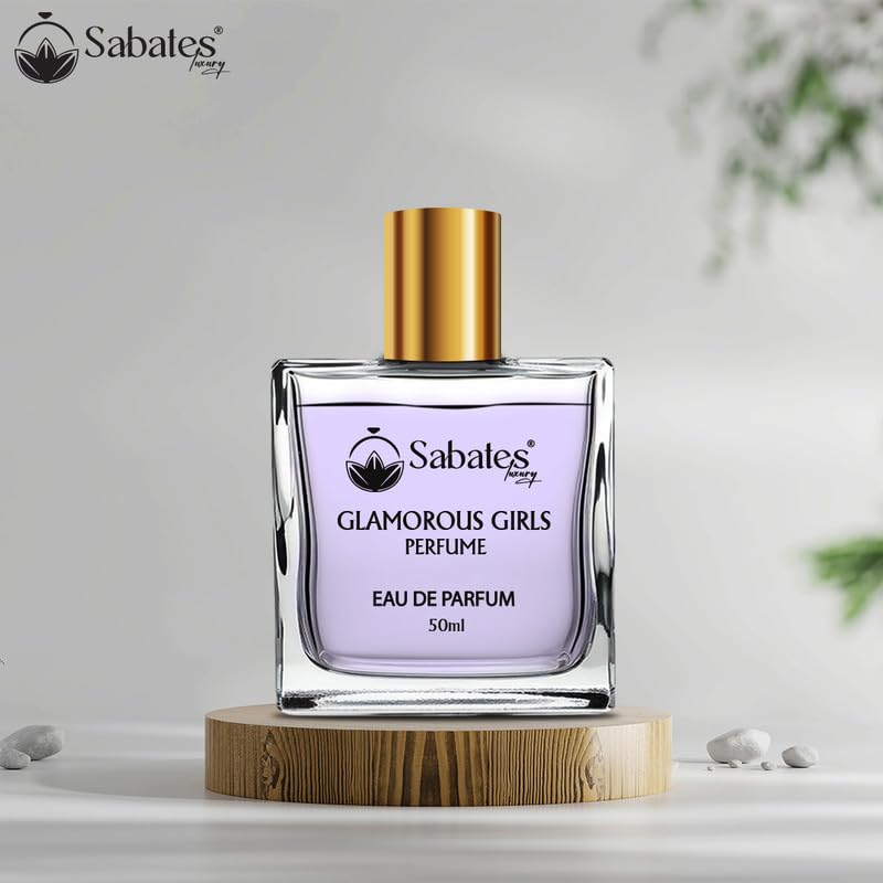 Sabates Glamorous Girls Eau De Parfum 50ml 1.6 Fl.oz. |  Long Lasting Fragrance Gift For Women